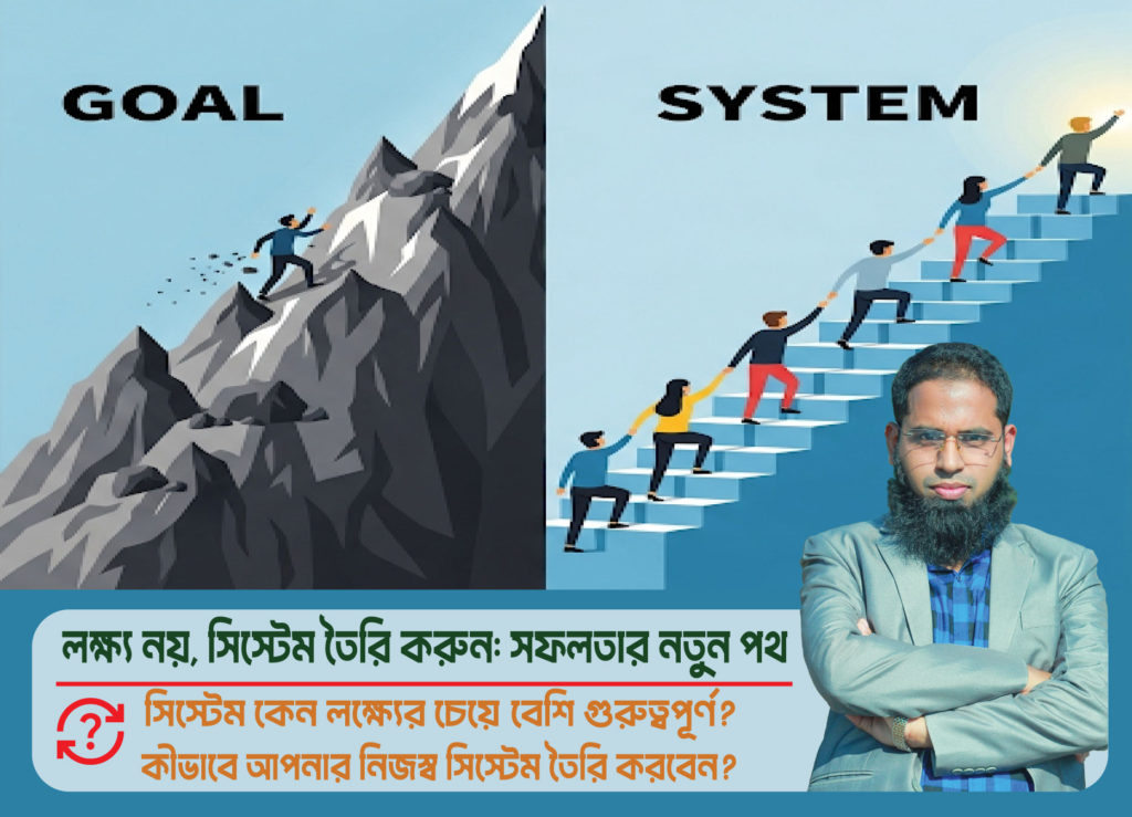 লক্ষ্য নয়, সিস্টেম তৈরি করুন: সফলতার নতুন পথ